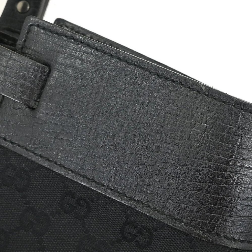 Gucci Black Canvas GG Tote Handbag - Picture 6 of 10